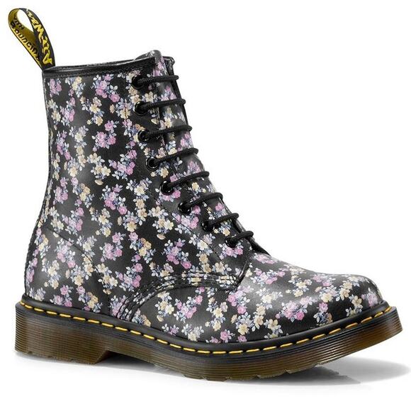 Dr. Martens 1460 Boots in Black and Mini Tydee, 6 - Picture 1 of 10